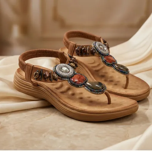 SIKETU Women’s Comfort Sandals -Brown