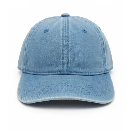 Luxury Sky Blue Cotton Baseball Cap –Premium Minimal Classic Fit