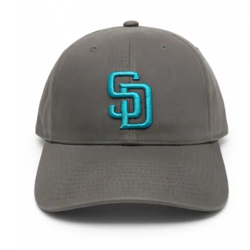'47 Brand San Diego Padres Grey Teal Ballpark Offside Adjustable Cap