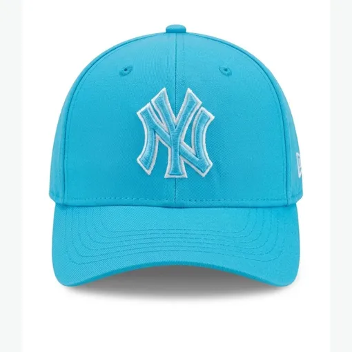 New Era Light Blue/Teal Baseball Cap (White NY Logo)