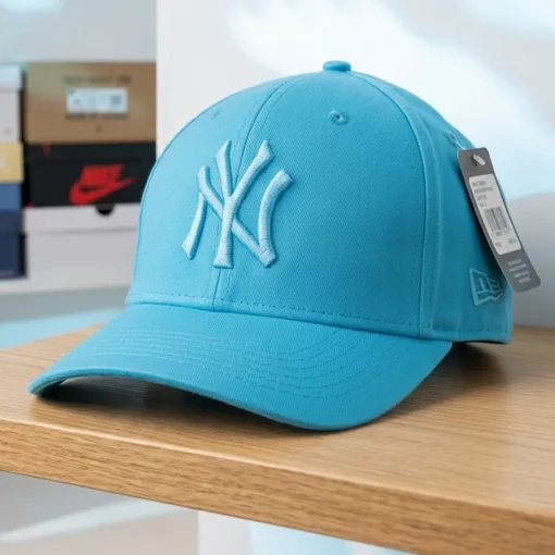 New Era New Aqua Blue Adjustable Cap
