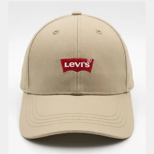 Levi’s Off-White Baseball Cap –Red Logo