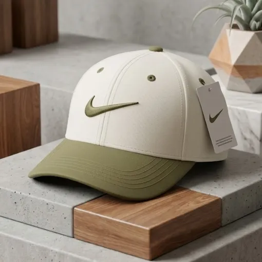 Nike Club Structured Swoosh Cap –Light Blue & White (4-12 years)