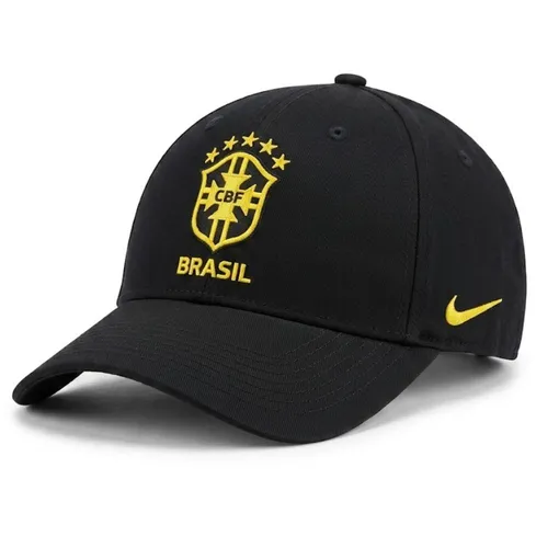 Nike Brazil National Team Black Football Cap –Yellow Embroidery Edition