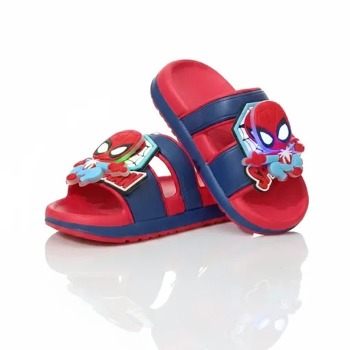Marvel Spider-Man Kids Slide Slippers with Light