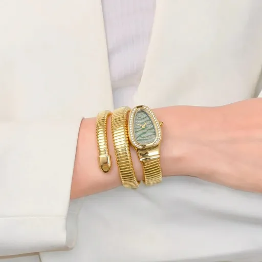 Women Vintage Snake Wrist Watch