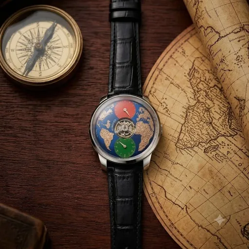 HANBORO-1026 World Time Automatic Watch