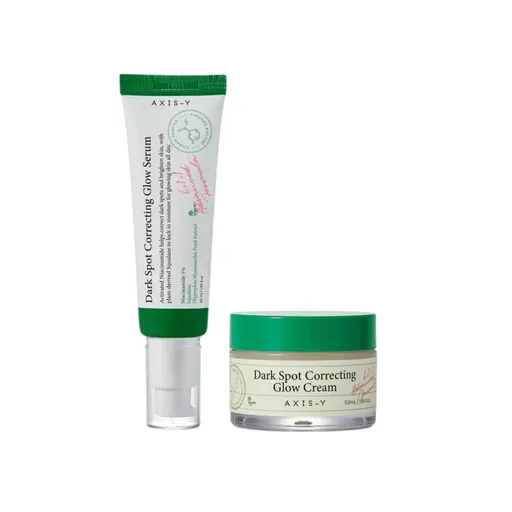 Axis-Y Dark Spot Correcting Glow Serum 50 ml & Axis-Y Dark Spot Correcting Glow Cream 50ml combo