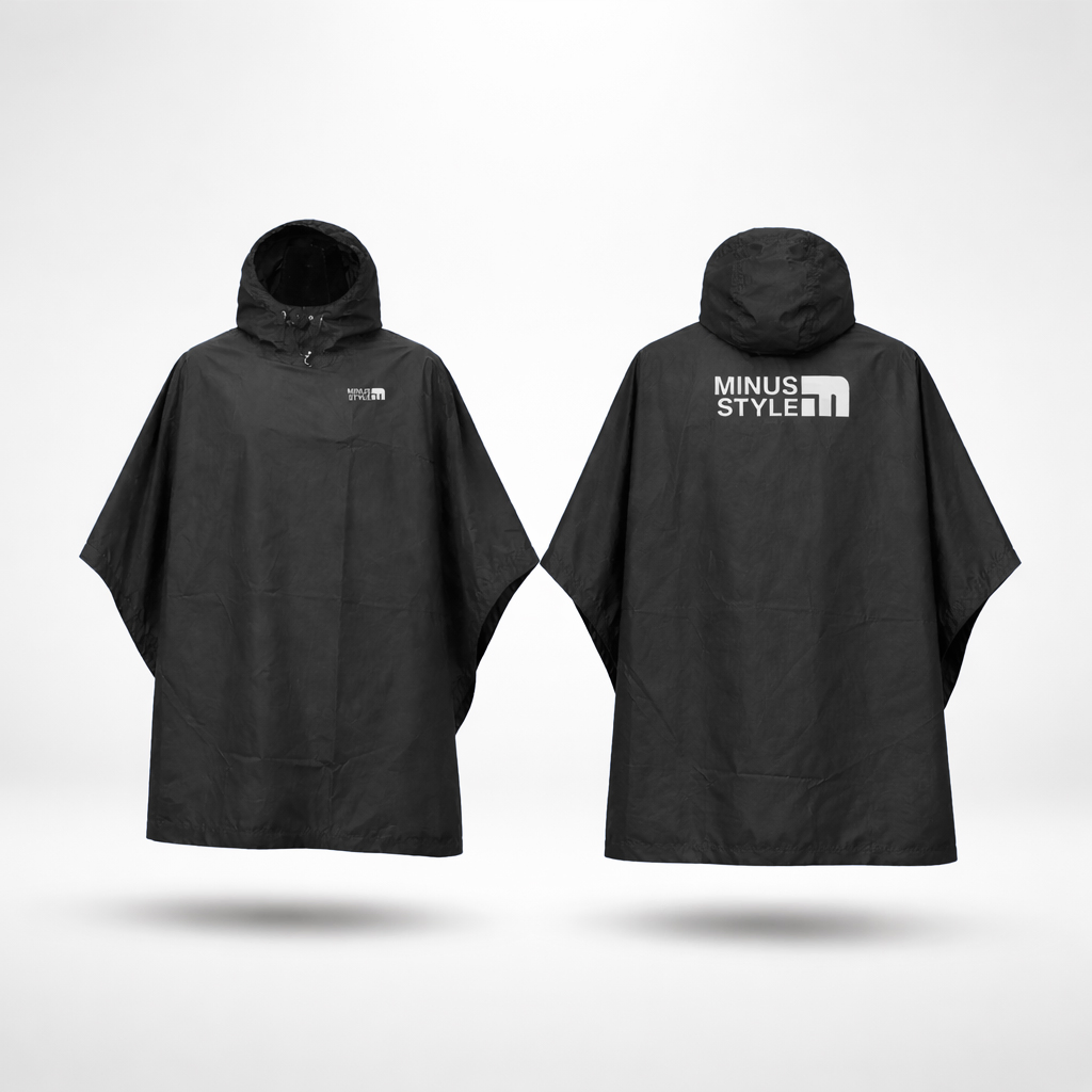 Poncho Raincoat-Black