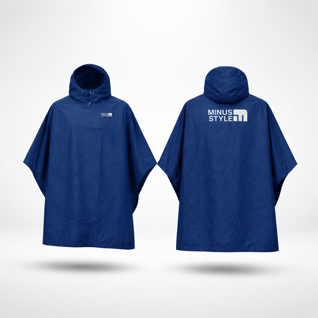 Poncho Raincoat-Blue