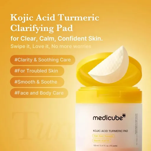 MEDICUBE Kojic Acid Turmeric Pad – (70 pads)