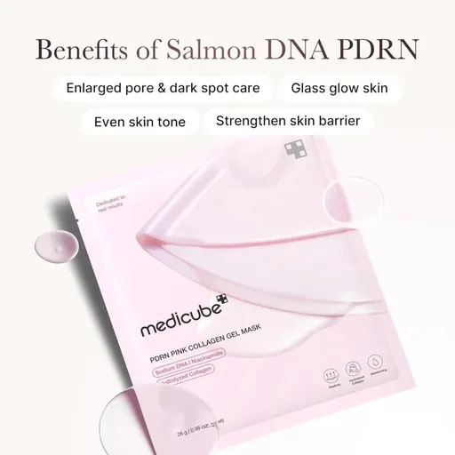 MEDICUBE PDRN Pink Collagen Gel Mask - 28g (4ea)