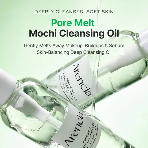 Arencia Pore Melt Mochi Cleansing Oil (200ml)