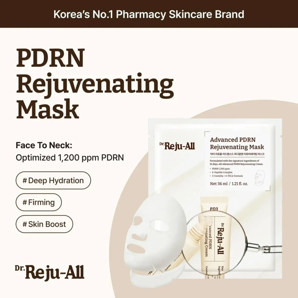 Dr.Reju-All Advanced PDRN Rejuvenating Mask – 4pcs