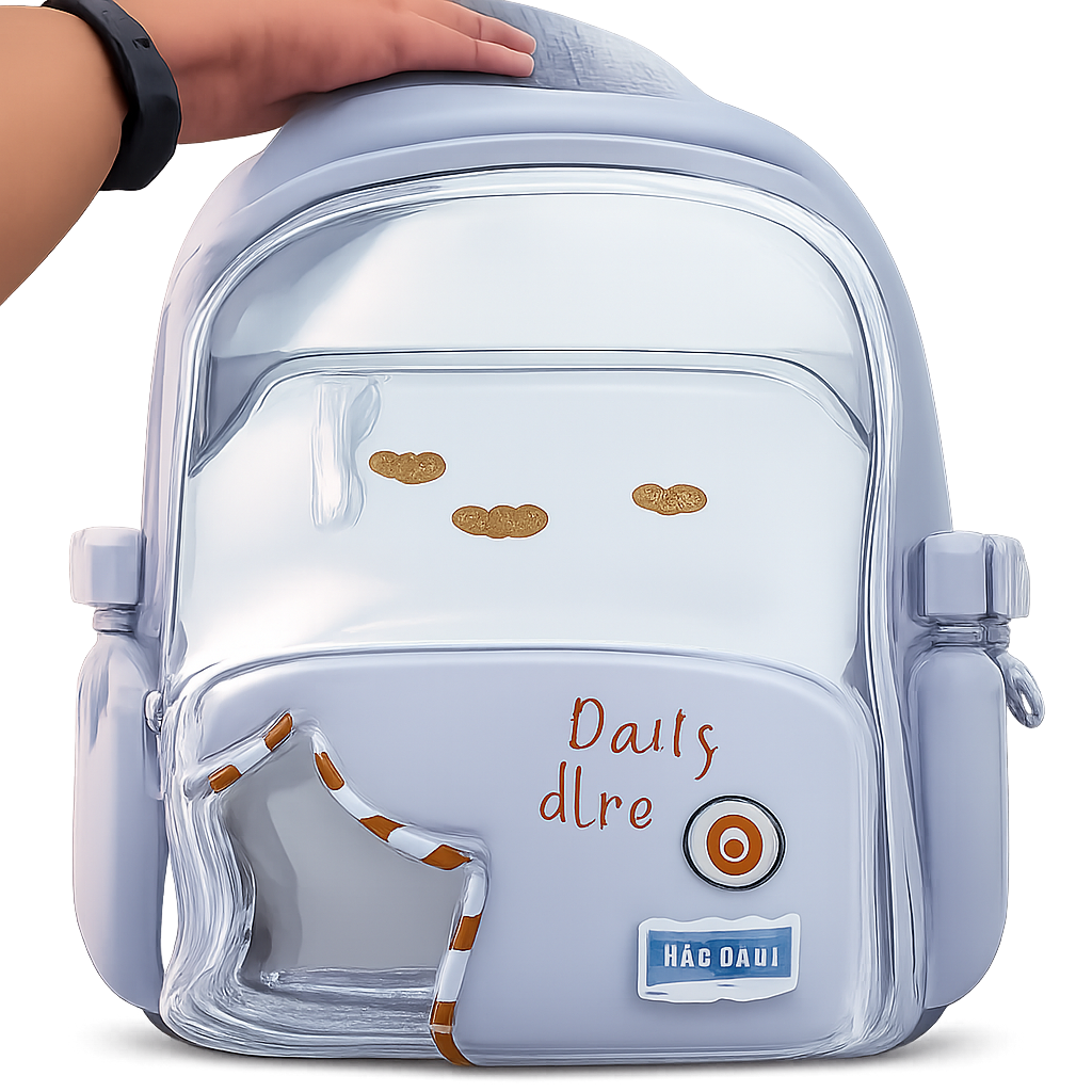 Lavender Daily Life Multi-Pocket School Backpack