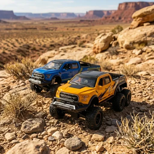 Red High-Powered Off-Road Monster Truck Toy Car 