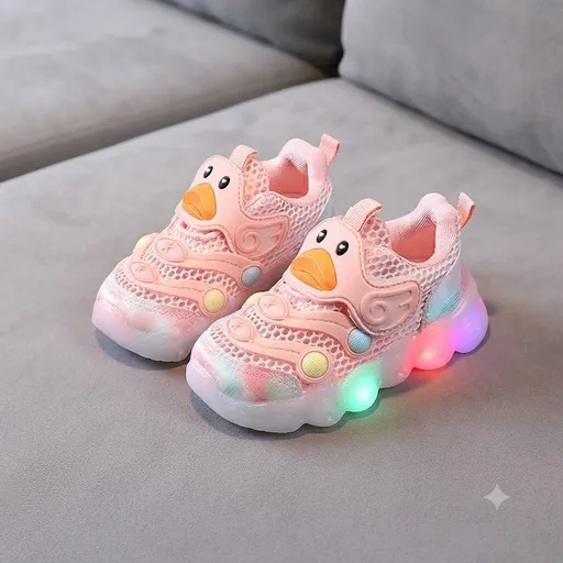 Ducky Glow LED Light-Up Kids Sneakers