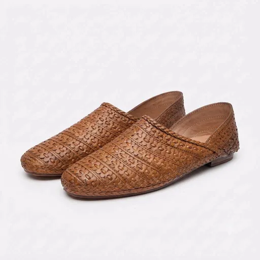 Men's Handcrafted  Leather Choti Nagra 