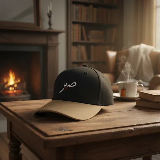 CapOn Sabr Islamic Embroidered Baseball Cap | Black & Brown