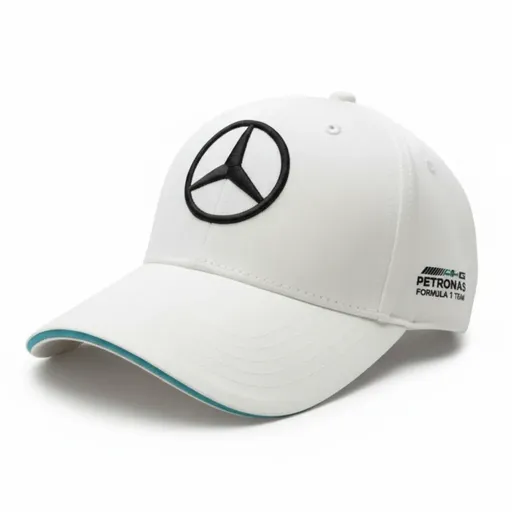 Mercedes-Benz White Baseball Cap – Premium Designer Hat