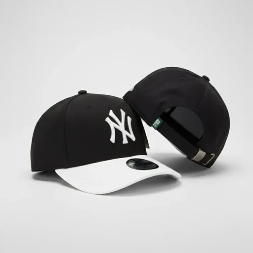 New Era 9FORTY New York Yankees Adjustable Cap –Black & White