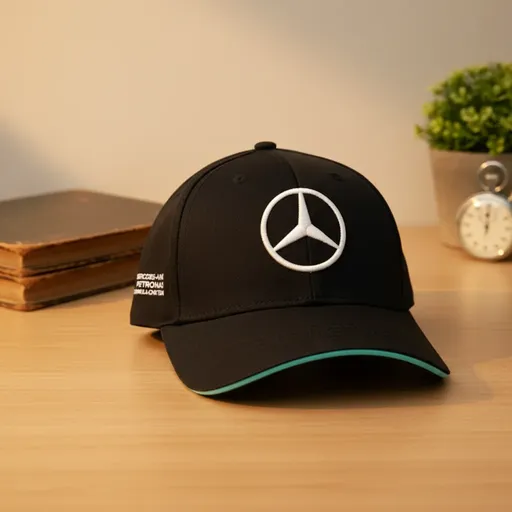Mercedes-Benz Black Baseball Cap – Premium Designer Hat