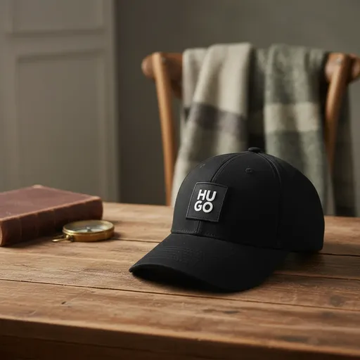 Hugo Boss Black Baseball Cap – White Embroidered Logo | Premium Designer Hat