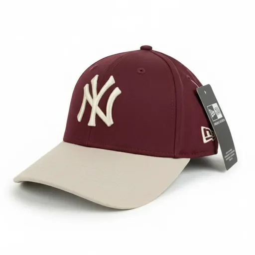 New Era New York Yankees Adjustable Cap – Burgundy & Light Cream | Premium Sports Hat