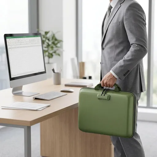 Fireproof File Organizer with Lock Black