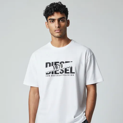 WHITE REGAL FIT T-SHIRT