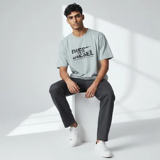LIGHT BLUE REGAL FIT T-SHIRT