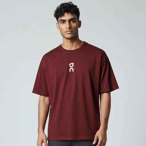 MAROON DAVENOR EDGE DROP SHOULDER 