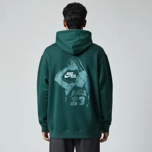GREEN ZORVEN EDGE HOODIE