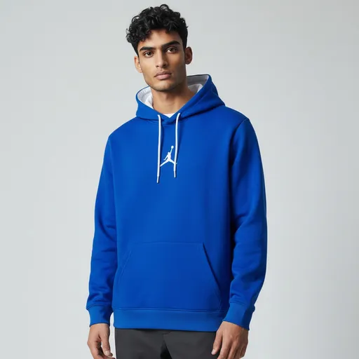 BLUE RYVON CREST HOODIE