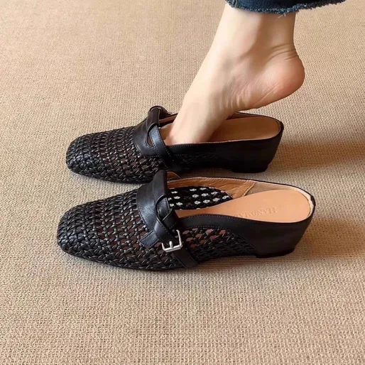 New Hidden Wedge Closed Toe Sandal