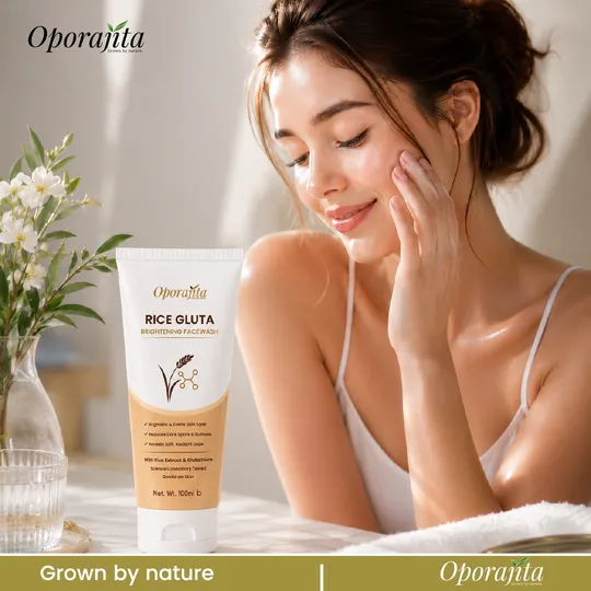 Oporajita Rice Gluta Brightening Face Wash 100ml