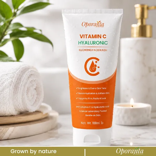Oporajita Vitamin C Hyaluronic Glowing Face Wash 100ml