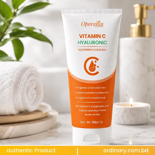 Oporajita Vitamin C Hyaluronic Glowing Face Wash 100ml