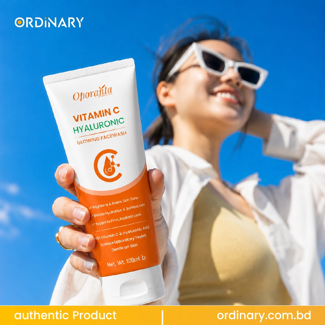 Oporajita Vitamin C Hyaluronic Glowing Face Wash 100ml