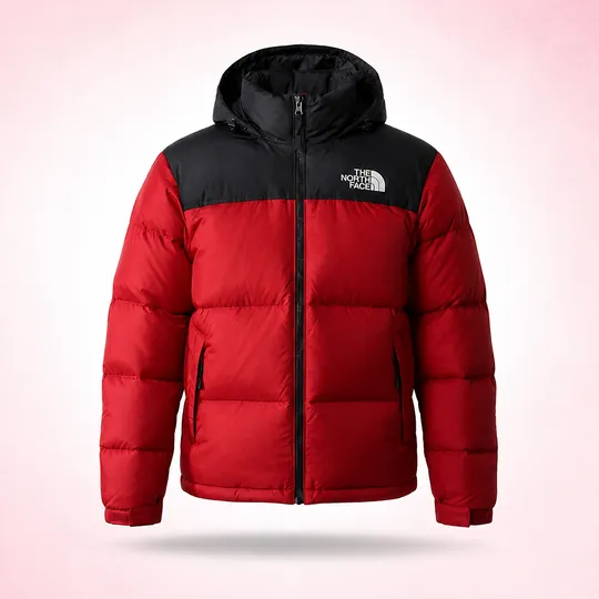 The North Face EREBUS - Down jacket (700 Series) Red and Black