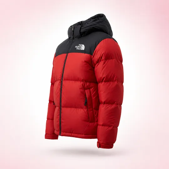 The North Face EREBUS - Down jacket (700 Series) Red and Black