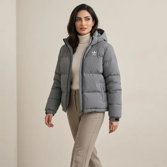 Adidas Premium Unisex Sherpa Jacket Ash