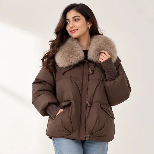 China Imported Women Far Hood Jacket