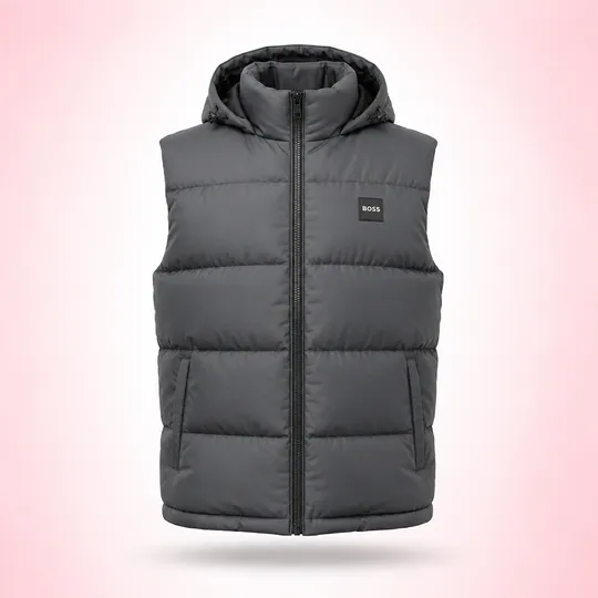Boss  Down Vest Gray