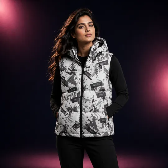 The North Face EREBUS -1996 Nuptse Down Vest White