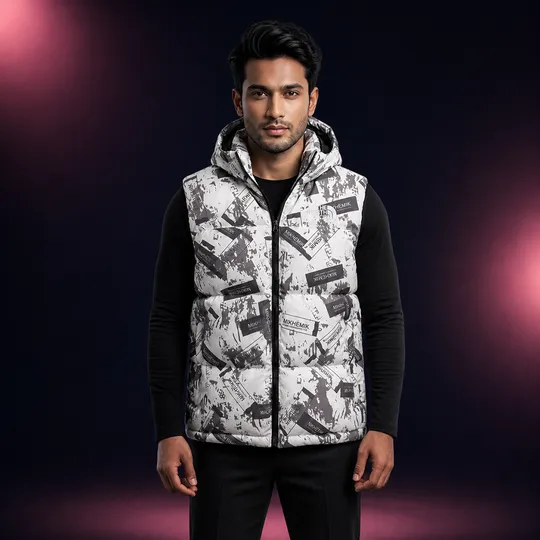 The North Face EREBUS -1996 Nuptse Down Vest White