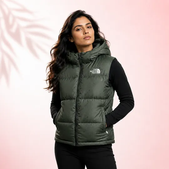 The North Face EREBUS -1996 Nuptse Down Vest Green 