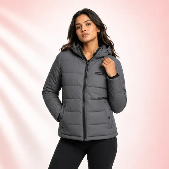 Canada Goose Thermal Puffer Jacket with Sherpa  Winter Wear Ash