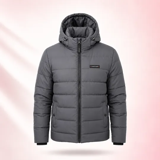 Canada Goose Thermal Puffer Jacket with Sherpa  Winter Wear Ash