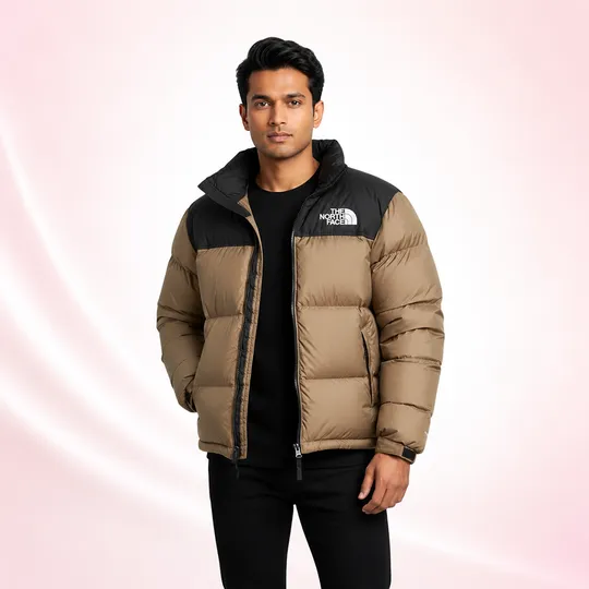 The North Face EREBUS - Down jacket (700 Series) Brown and Black